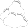 Simple Clouds Clip Art